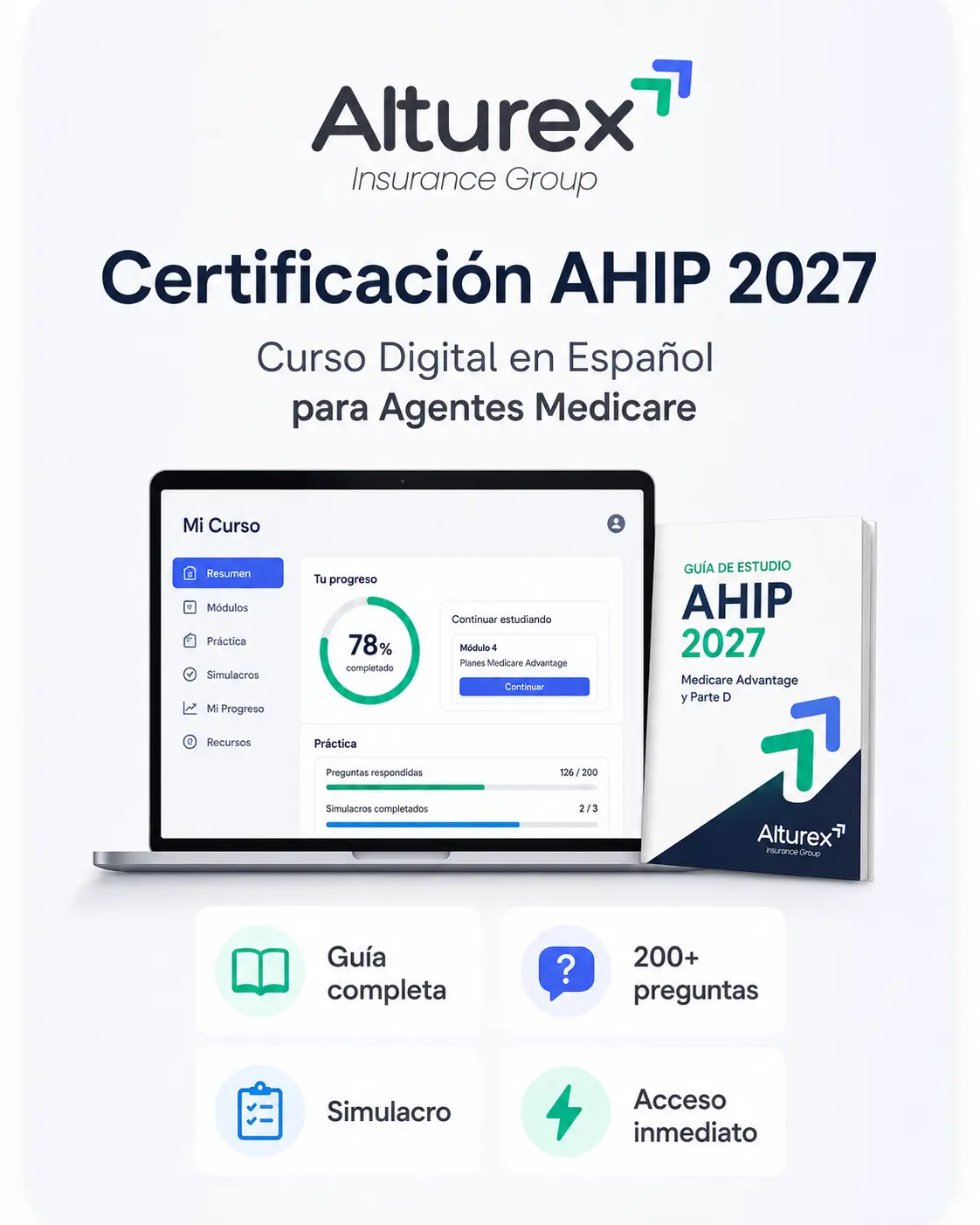 Certificación AHIP 2027 — Curso Digital de Preparación de Alturex